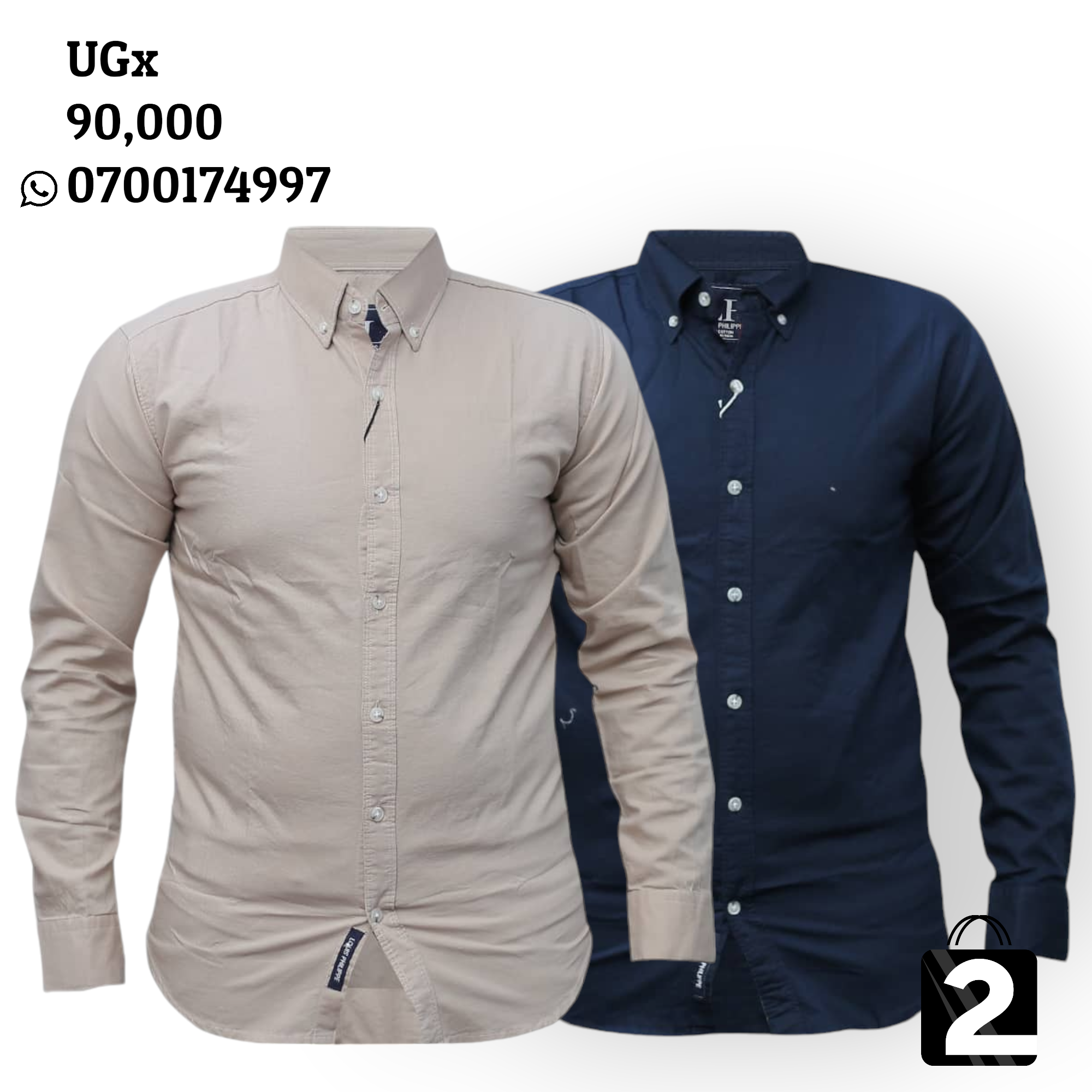 Navy long sleeved shirts
