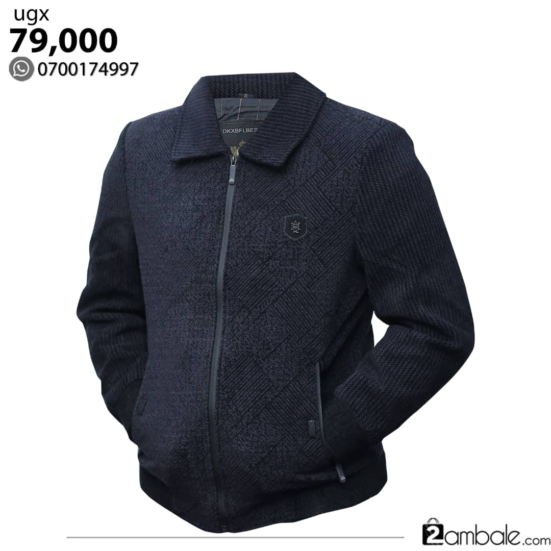 Black casual jacket